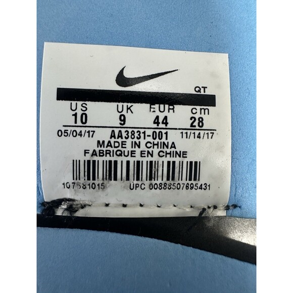 Off White x Nike Air VaporMax "The Ten" Black 2017 Virgil Abloh AA3831-001 SZ 10 - Picture 15 of 16